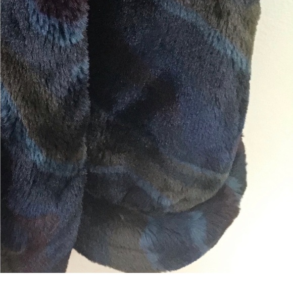 Pont Des Art A-line Faux Fur Teddy Coat Swing Pockets Cozy Warm Colours France L - Picture 11 of 12